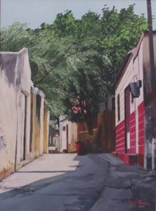 Alley in Otrabanda towards Breedestraat