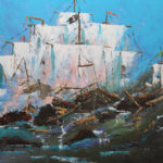 Coliding pirate ships