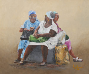 Locals gossiping away